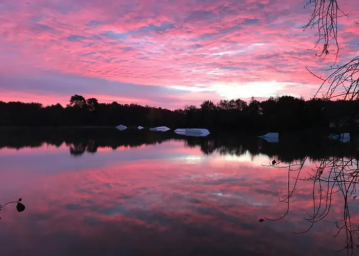 بيت خشبي Dahu Wake Park, Proche Saint Emilion *