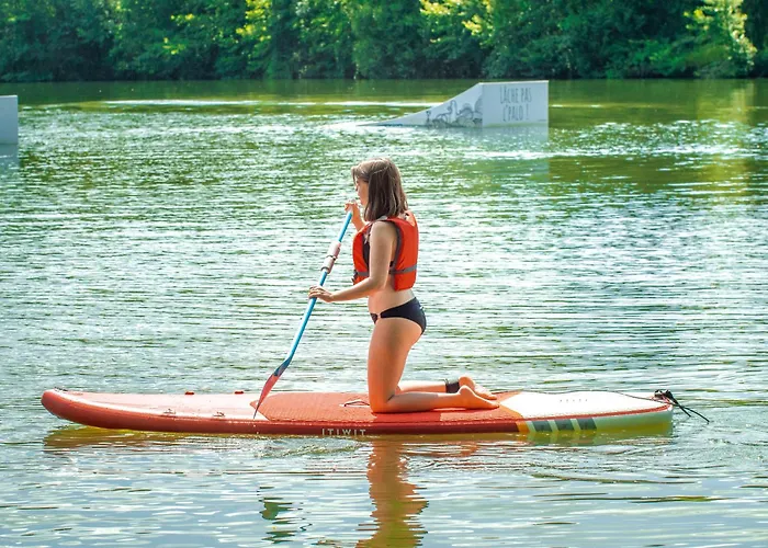 بيت خشبي Dahu Wake Park, Proche Saint Emilion Sablons (Gironde)